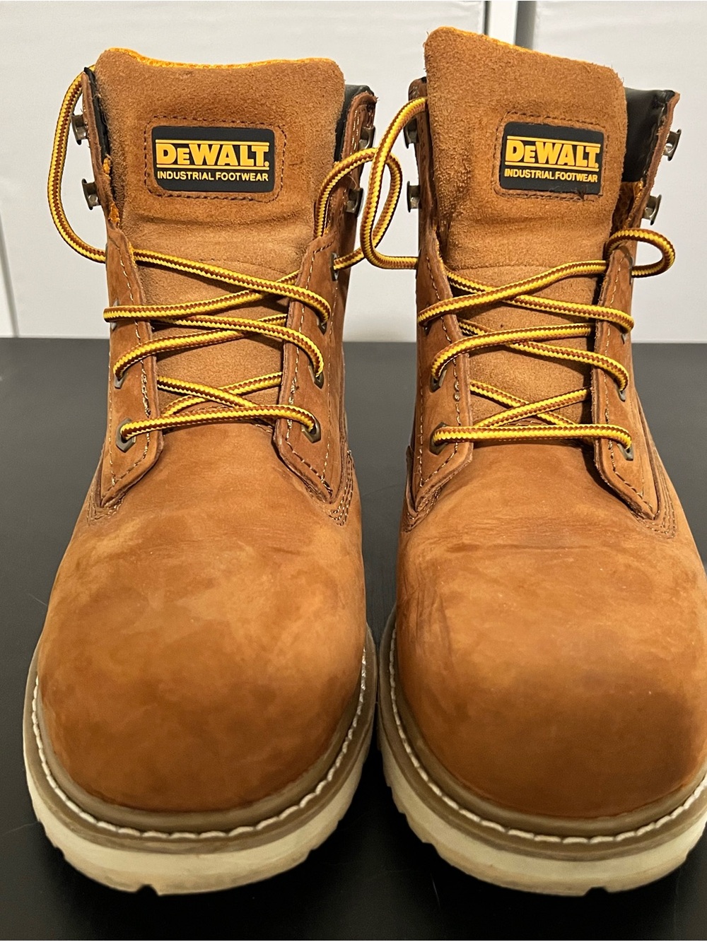 DeWalt Men's Tan Work Boots - Industrial Safety Footwear